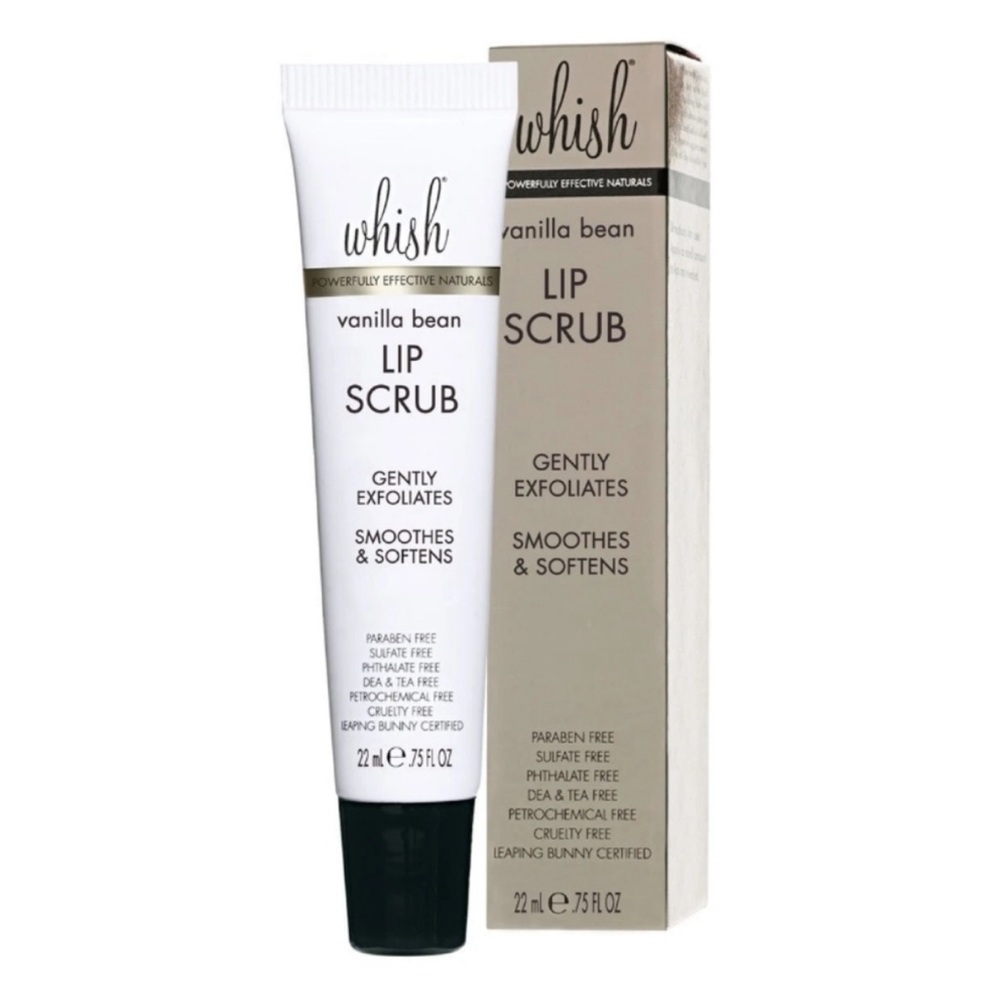 WHISH Lip Scrub in Vanilla Bean NEW in Box